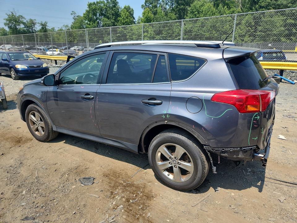 2015 Toyota Rav 4 VIN JTMRFREV2FD132399 COPART salvage auction — REAR END, Md - Cert Of Salvage > 75% Damage, sold $3,400 on 2026-07-24 (photo 2)