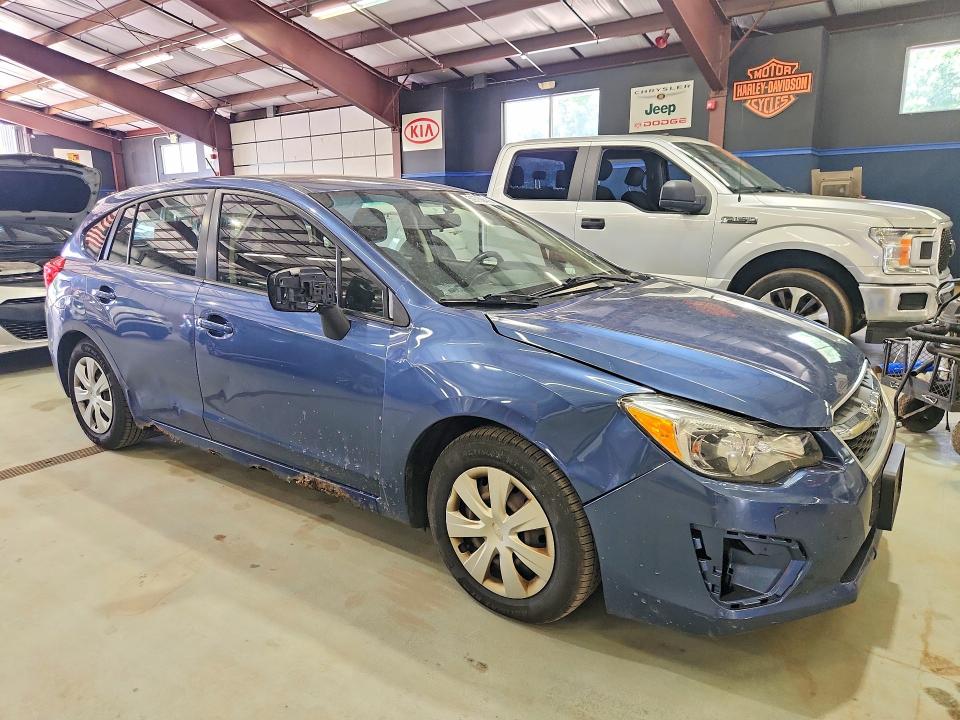 2013 Subaru Impreza VIN JF1GPAA69DH823588 COPART salvage auction — FRONT END, Ma - Certificate Of Title (P), sold $1,100 on 2026-07-27 (photo 4)