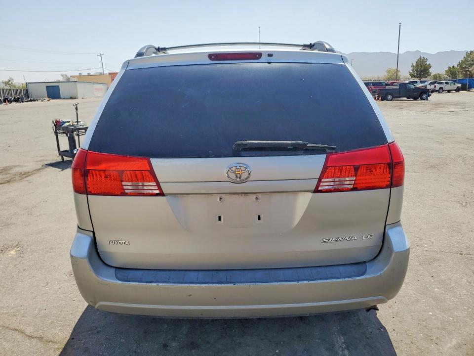 2004 Toyota Sienna VIN 5TDZA23C54S021273 COPART salvage auction — FRONT END, Nm - Certificate Of Title (P), sold $700 on 2026-07-25 (photo 6)