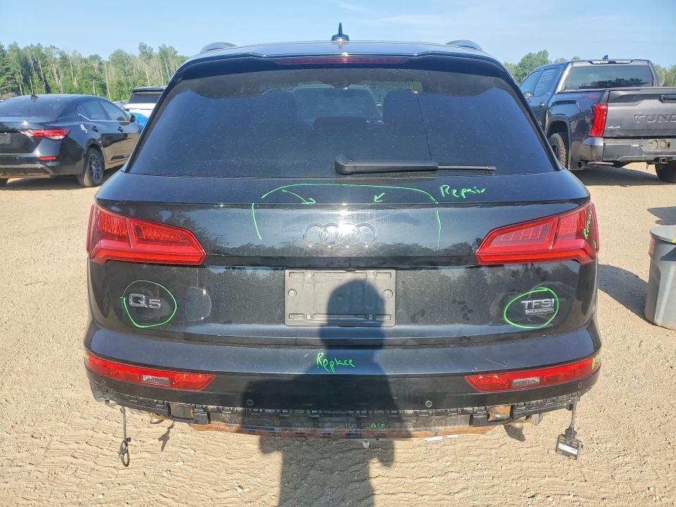 2018 Audi Q5 VIN WA1FNAFY8J2141235 COPART salvage auction — REAR END, ON - PERMIT NO BRAND - UNFIT, sold $4,450 on 2026-07-28 (photo 6)
