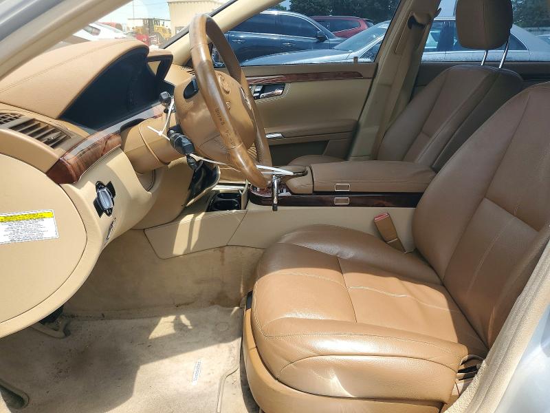 2008 Mercedes-benz S class VIN WDDNG71XX8A162848 COPART salvage auction — FRONT END, Oh - Cert Of Title-Salvage, sold $975 on 2026-08-12 (photo 7)