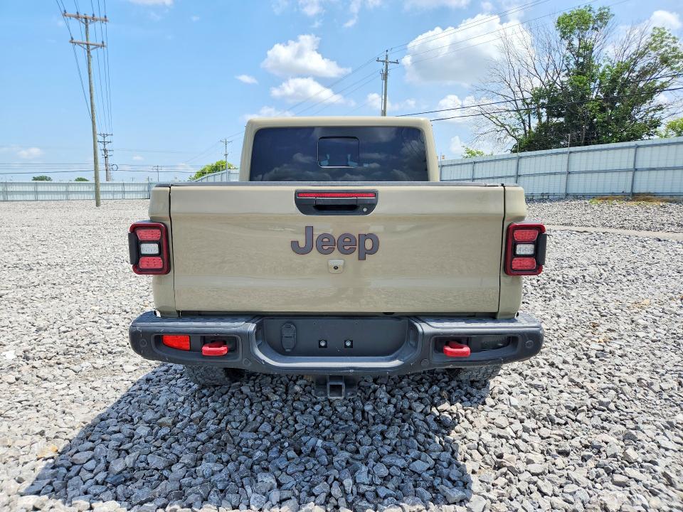 2020 Jeep Gladiator VIN 1C6JJTBG5LL216336 COPART salvage auction — MINOR DENT/SCRATCHES, Tn - Salvage Cert-Water Damage (P), sold $17,000 on 2026-07-27 (photo 6)