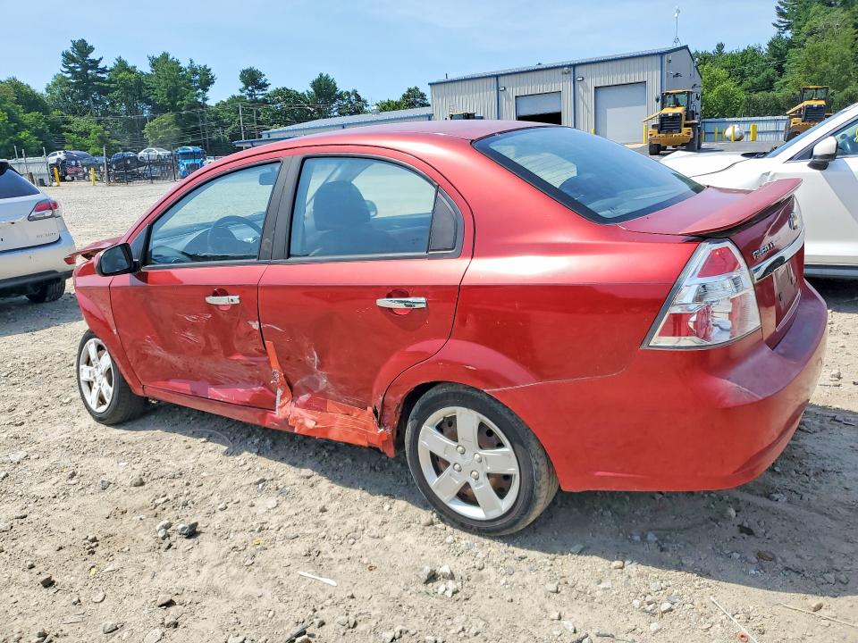 2009 Chevrolet Aveo VIN KL1TG56E09B338452 COPART salvage auction — FRAME DAMAGE, MA - CERT OF TITLE-RECONSTRCTD COLL, sold $325 on 2026-07-23 (photo 2)