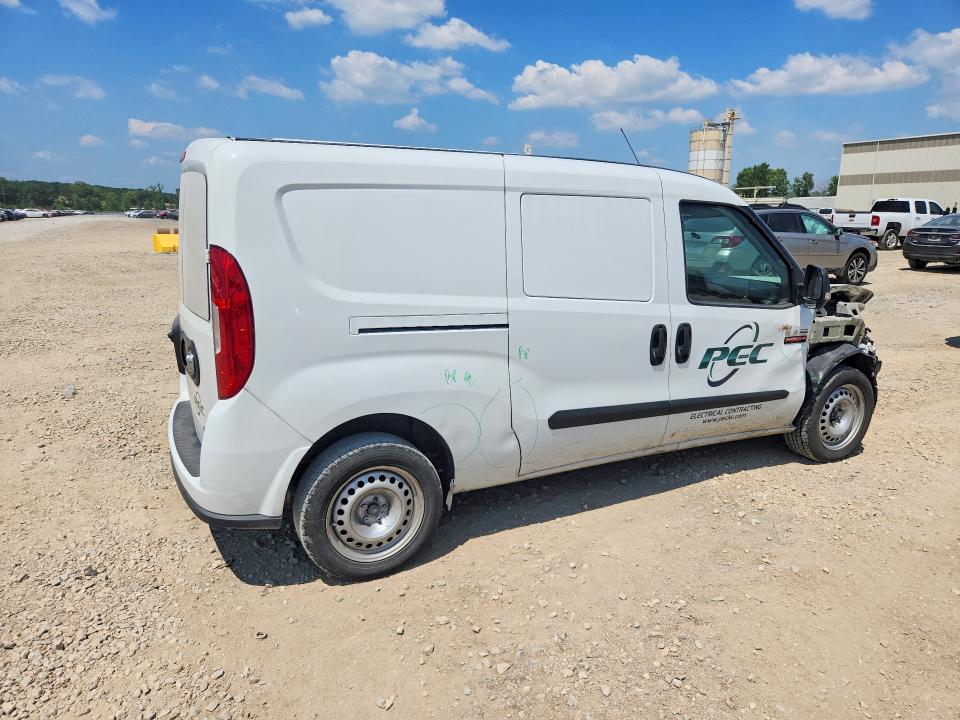 2022 Ram Promaster city VIN ZFBHRFAB5N6Y38043 COPART salvage auction — FRONT END, Mo - Salvage Certificate Of Title, sold $2,850 on 2026-08-18 (photo 3)