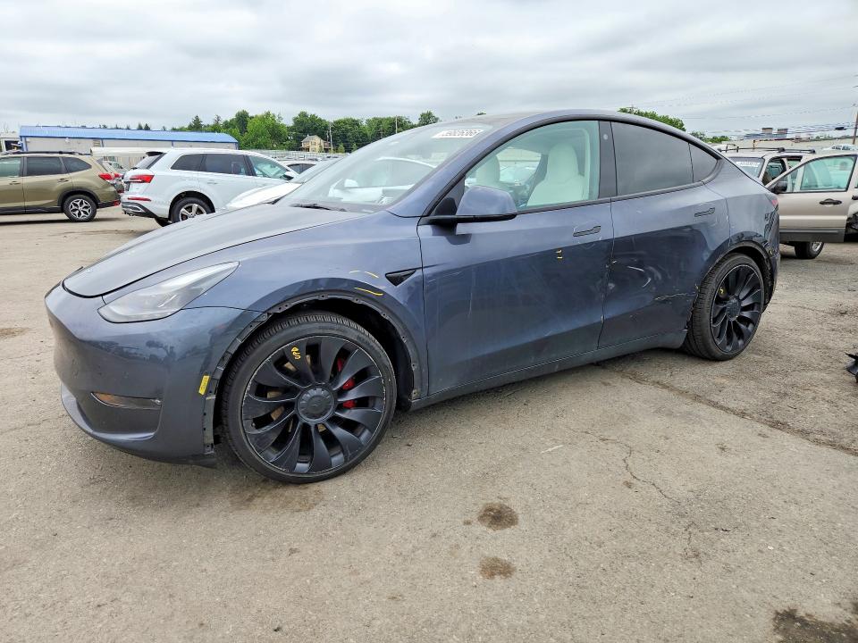 2022 Tesla Model y VIN 7SAYGDEF2NF467225 — COPART salvage auction photo