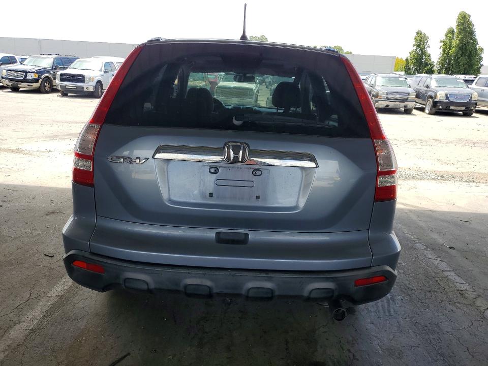2007 Honda Cr-v VIN JHLRE38547C002856 COPART salvage auction — VANDALISM, Ca - Salvage Certificate, sold $650 on 2026-07-16 (photo 6)