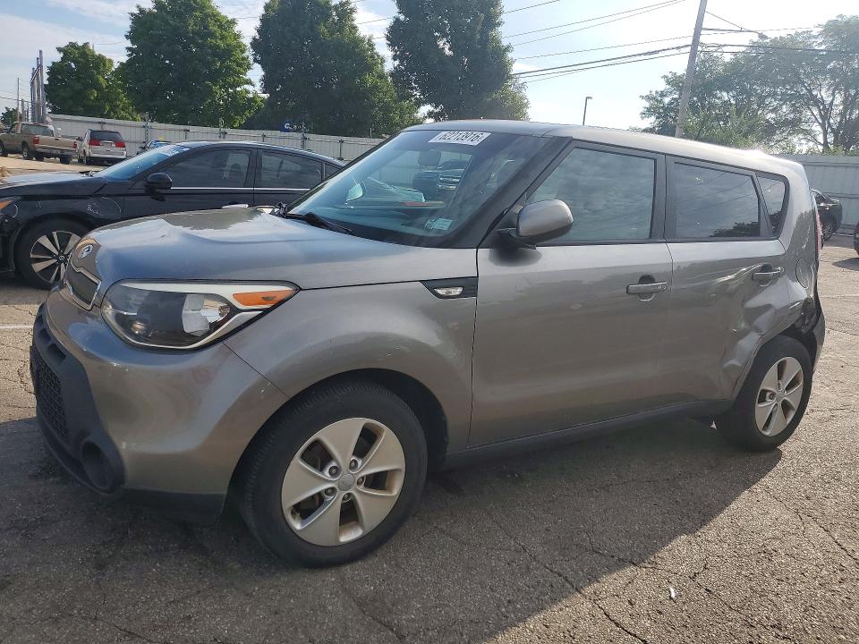 2014 Kia Soul VIN KNDJN2A20E7004629 COPART salvage auction — REAR END, Oh - Cert Of Title-Salvage, sold $500 on 2026-07-31 (photo 1)