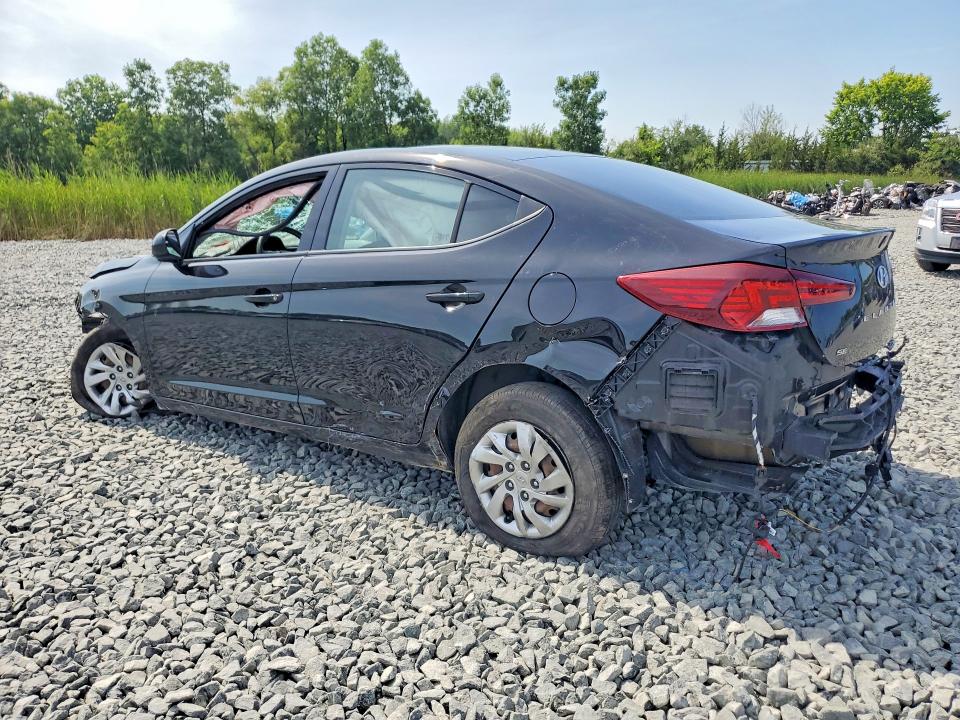 2019 Hyundai Elantra VIN KMHD74LF8KU778073 COPART salvage auction — ROLLOVER, Oh - Cert Of Title-Salvage, sold $80 on 2026-07-23 (photo 2)