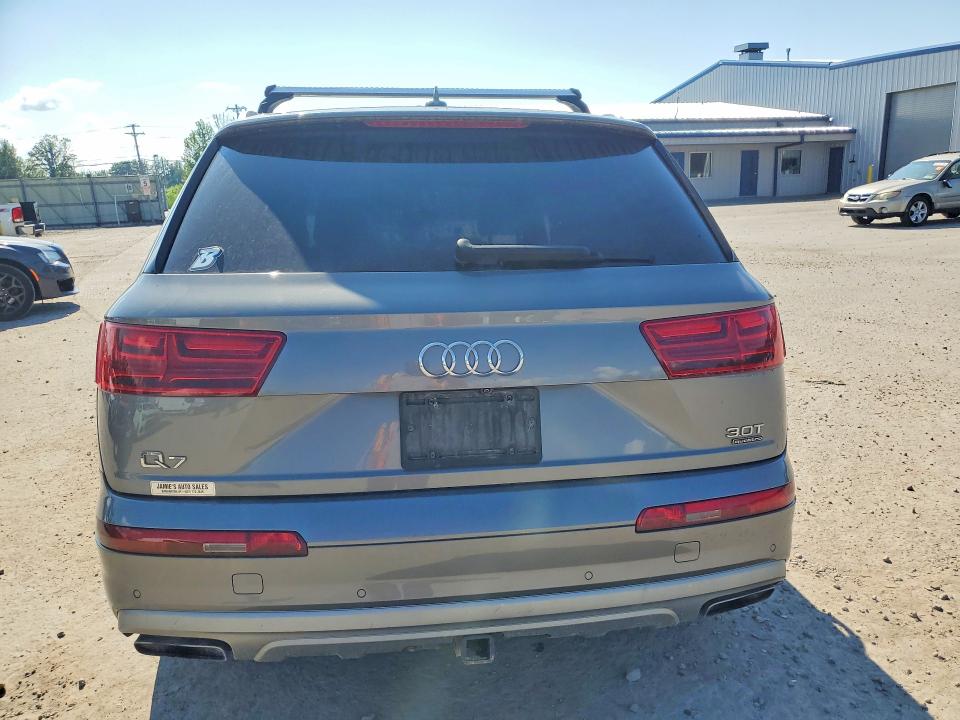 2017 Audi Q7 VIN WA1LAAF75HD003057 COPART salvage auction — BURN, Ny - Mv-907A Salvage Certificate, sold $275 on 2026-07-22 (photo 6)