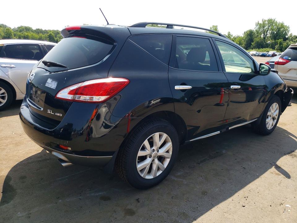 2014 Nissan Murano VIN JN8AZ1MW3EW511774 COPART salvage auction — FRONT END, Ct - Cert Of Title-Salvage, sold $475 on 2026-07-31 (photo 3)