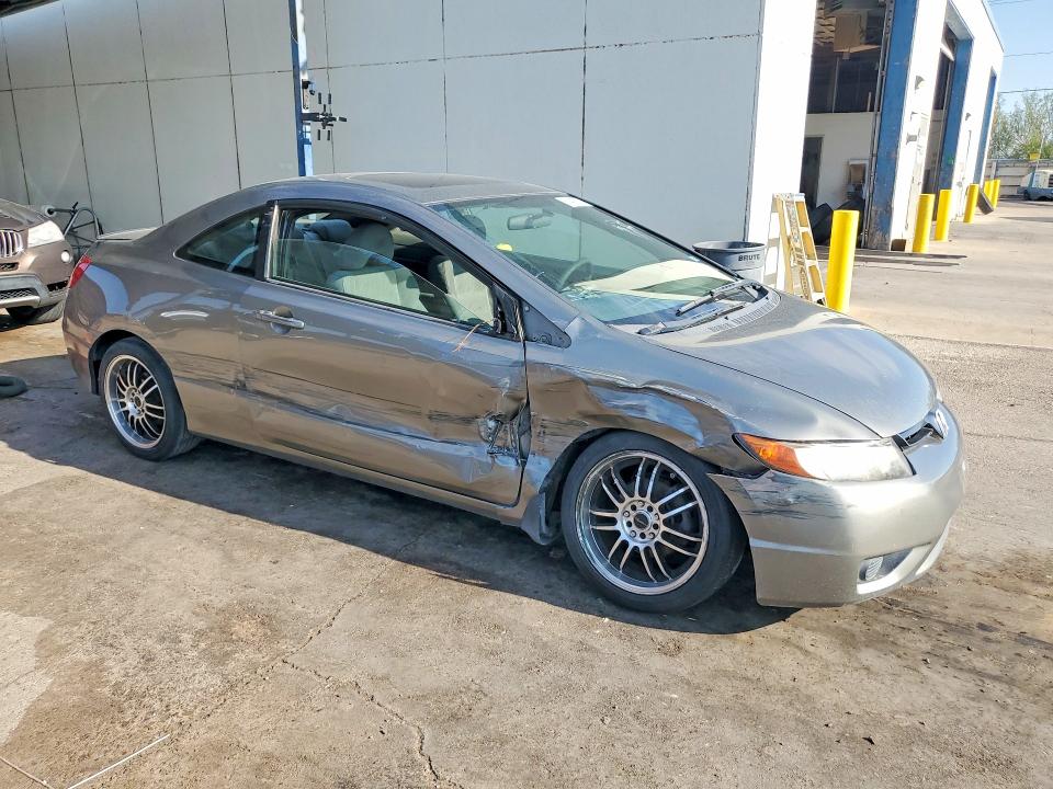 2006 Honda Civic VIN 2HGFG12856H543316 COPART salvage auction — FRONT END, Tx - Salvage Vehicle Title, sold $800 on 2026-07-31 (photo 4)