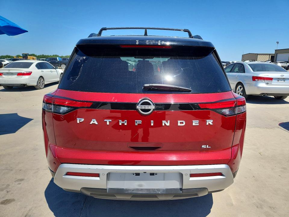 2023 Nissan Pathfinder VIN 5N1DR3CA3PC225045 COPART salvage auction — MINOR DENT/SCRATCHES, Tx - Certificate Of Title (P), sold $10,400 on 2026-08-20 (photo 6)