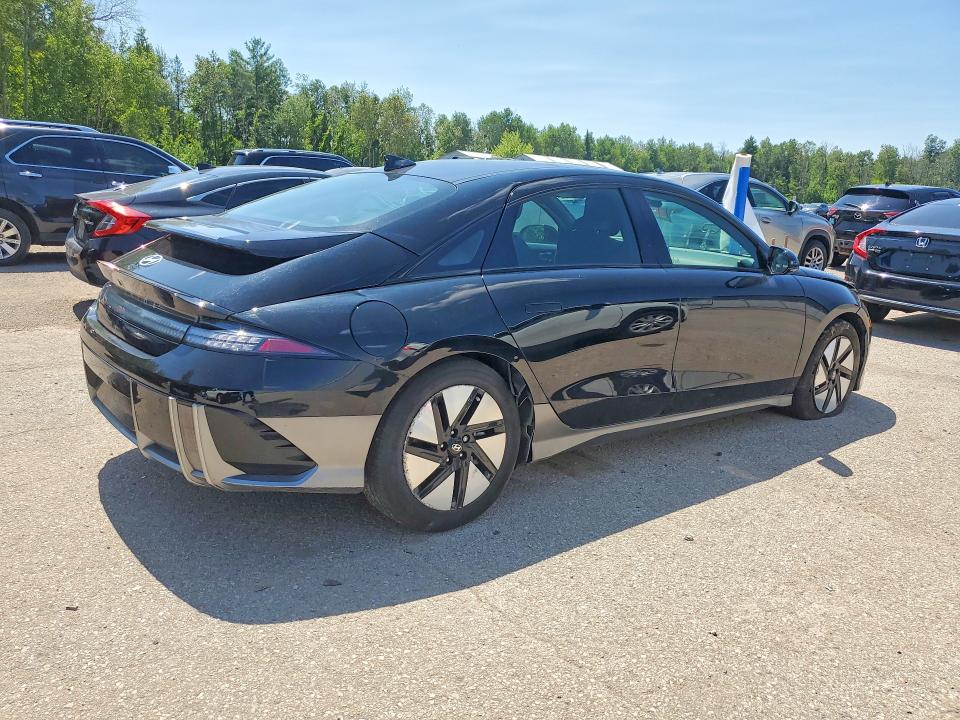 2025 Hyundai Ioniq 6 VIN KMHM34AA5SA107710 COPART salvage auction — FRONT END, On - Permit No Brand - Unfit, sold $10,200 on 2026-08-25 (photo 3)