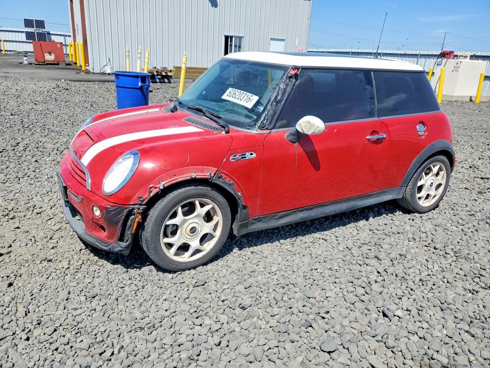 2003 Mini Cooper VIN WMWRE33473TD61866 COPART salvage auction — BURN, WA - BILL OF SALE, sold $80 on 2026-08-05 (photo 1)
