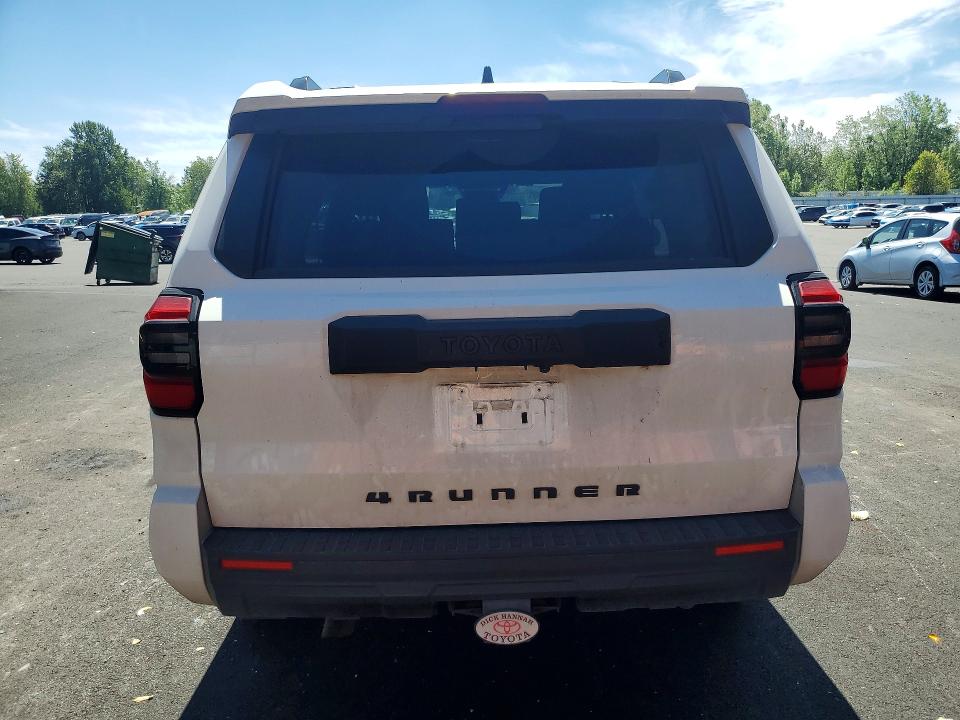 2025 Toyota 4runner VIN JTEVA5BR6S5016264 COPART salvage auction — FRONT END, Or - Salvage Title Certificate, sold $24,800 on 2026-09-16 (photo 6)