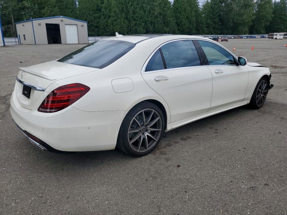 2019 Mercedes-benz S-klasse VIN WDDUG8DB2KA429389 COPART salvage auction — FRONT END, Wa - Bill Of Sale, sold $17,200 on 2026-08-10 (photo 3)