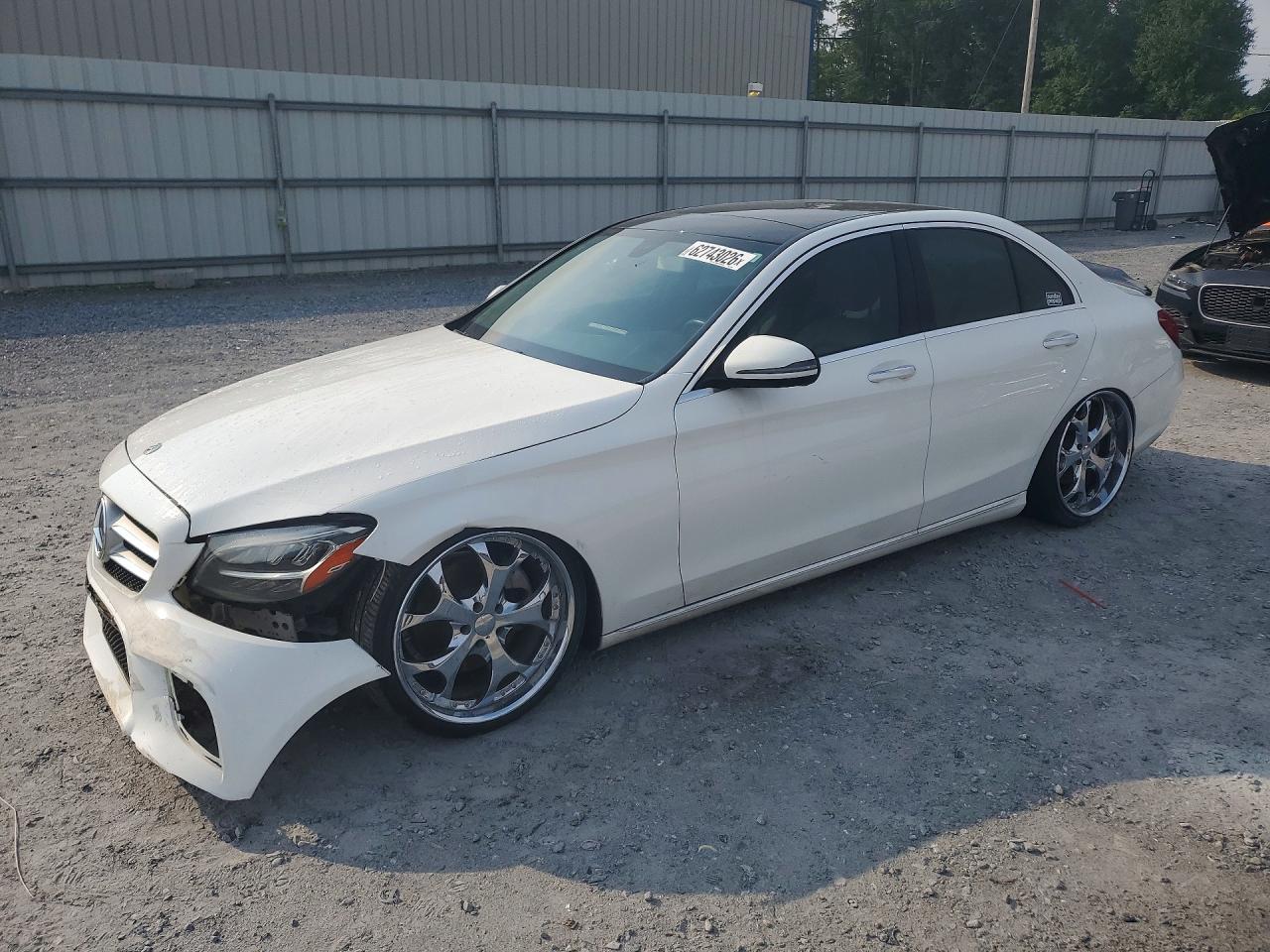 2020 Mercedes-Benz C-Class VIN W1KWF8DB7LR601950 — COPART salvage auction photo