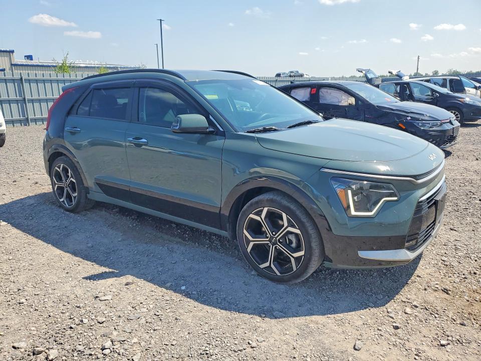 2025 Kia Niro VIN KNDCT3LE9S5222913 COPART salvage auction — WATER/FLOOD, ON - PERMIT IRREPAIRABLE, sold $2,050 on 2026-07-21 (photo 4)