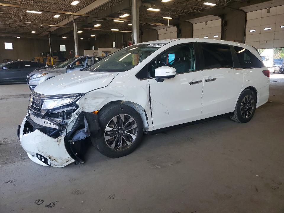 2022 Honda Odyssey VIN 5FNRL6H75NB047813 — COPART salvage auction photo