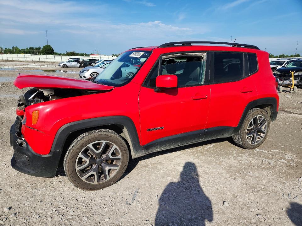 2015 Jeep Renegade VIN ZACCJABT0FPB81059 COPART salvage auction — FRONT END, Il - Salvage Certificate, sold $625 on 2026-08-19 (photo 1)