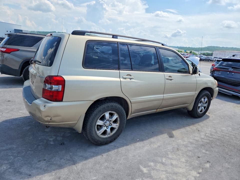 2004 Toyota Highlander VIN JTEEP21A640047555 COPART salvage auction — REAR END, Ar - Certificate Of Title (P), sold $950 on 2026-07-31 (photo 3)