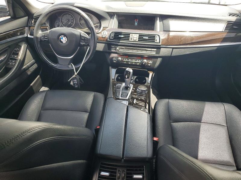 2015 BMW 5er VIN WBA5A7C50FD627525 COPART salvage auction — REAR END, Fl - Cert Of Title Slvg Rebuildable, sold $5,600 on 2026-07-31 (photo 8)