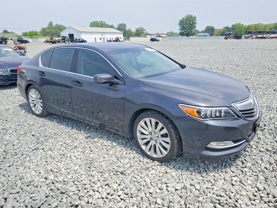 2014 Acura RLX VIN JH4KC1F7XEC006726 COPART salvage auction — HAIL, Oh - Cert Of Title-Salvage, sold $90 on 2026-07-30 (photo 4)