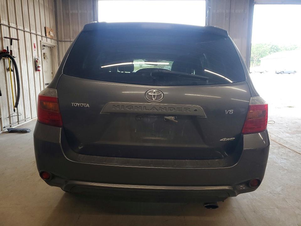 2008 Toyota Highlander VIN JTEES43A182027473 COPART salvage auction — SIDE, PA - CERTIFICATE OF SALVAGE, sold $1,850 on 2026-08-01 (photo 6)