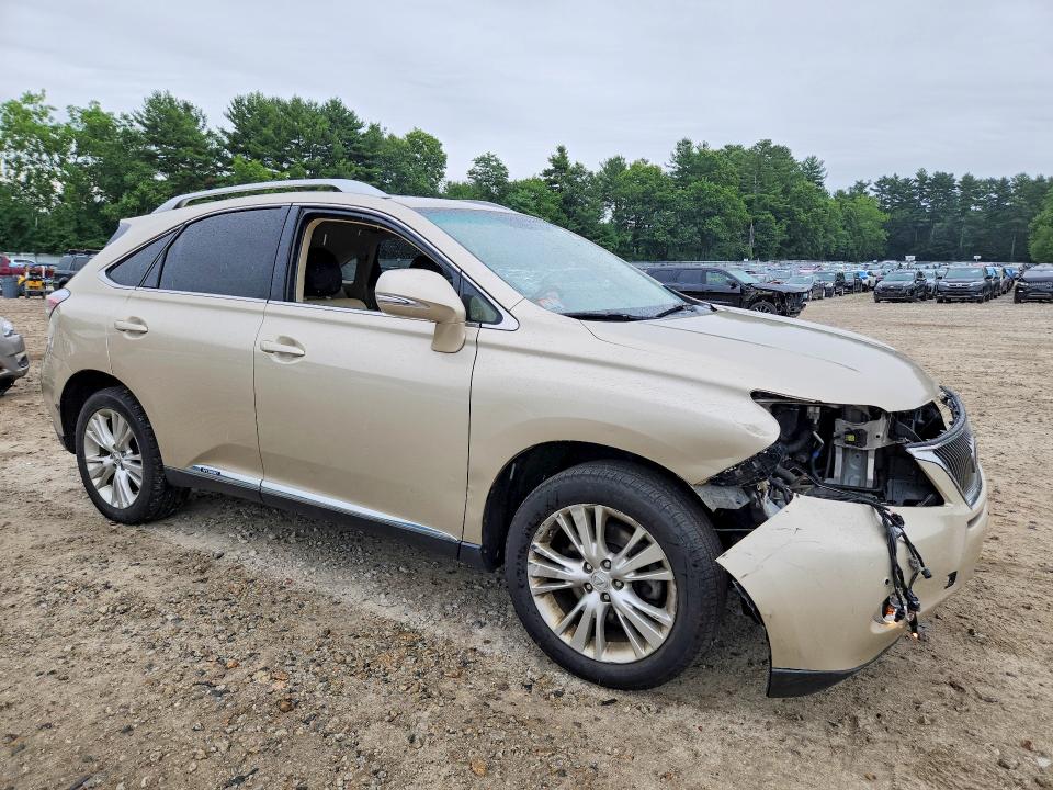 2011 Lexus Rx 450h VIN JTJBC1BA2B2420701 COPART salvage auction — FRONT END, MA - CERT OF TITLE-RECONSTRCTD COLL, sold $2,250 on 2026-07-13 (photo 4)