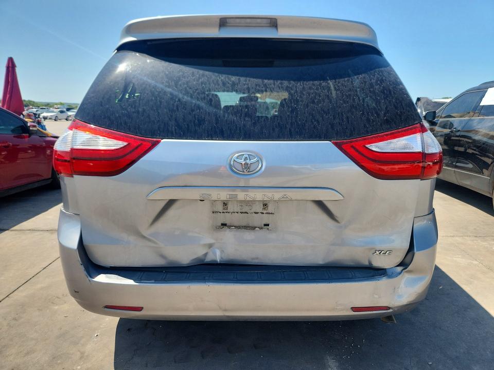 2016 Toyota Sienna VIN 5TDYK3DC3GS716241 COPART salvage auction — FRONT END, Tx - Salvage Vehicle Title, sold $2,800 on 2026-07-13 (photo 6)