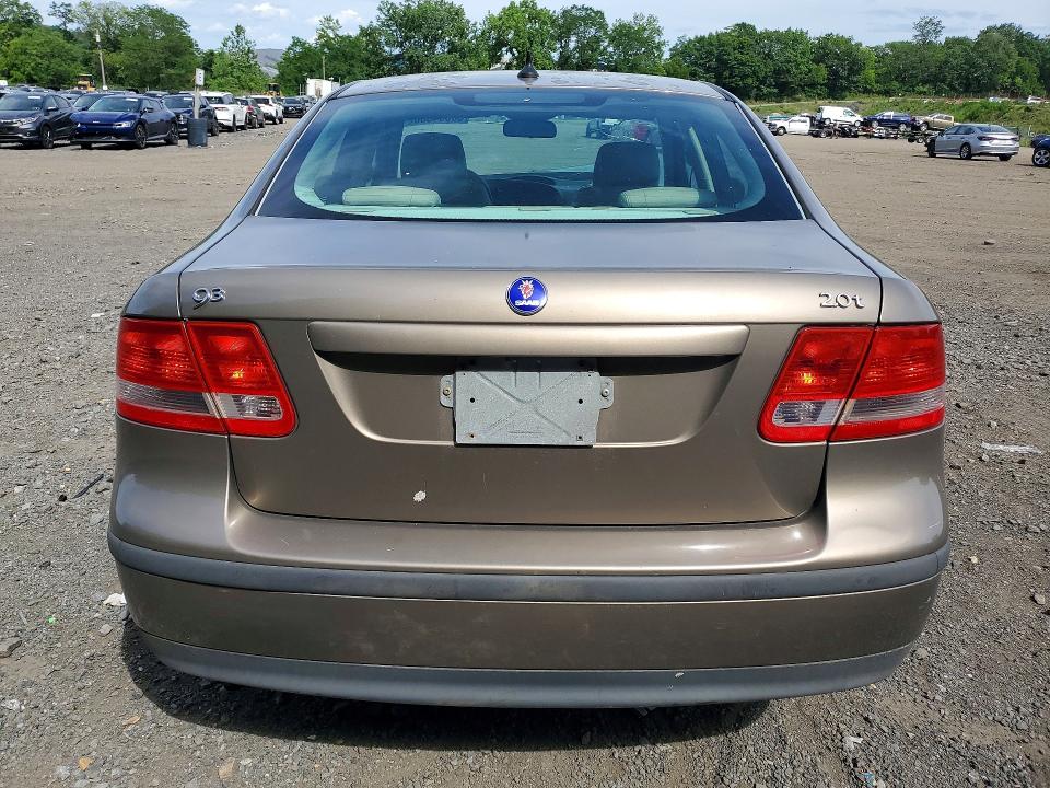 2004 Saab 9-3 VIN YS3FB49S741054212 COPART salvage auction — FRONT END, Ny - Mv-907A Salvage Certificate, sold $350 on 2026-08-03 (photo 6)