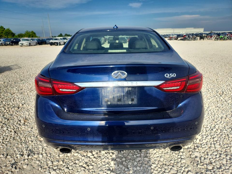 2021 Infiniti Q50 VIN JN1EV7BP5MM701922 COPART salvage auction — FRONT END, Tx - Salvage Vehicle Title, sold $5,800 on 2026-07-16 (photo 6)
