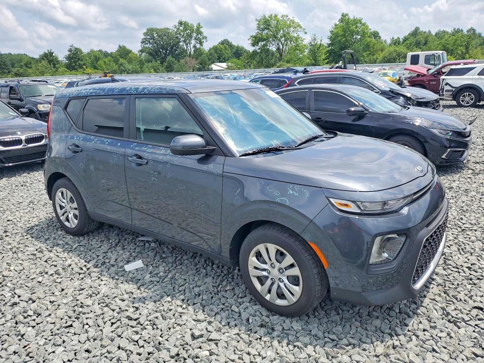 2021 Kia Soul VIN KNDJ23AU2M7754323 COPART salvage auction — HAIL, Oh - Cert Of Title-Salvage, sold $3,700 on 2026-07-23 (photo 4)