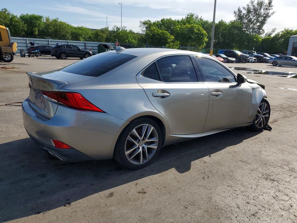2018 Lexus Is VIN JTHBA1D21J5075669 COPART salvage auction — FRONT END, Fl - Certificate Of Title (P), sold $7,700 on 2026-07-28 (photo 3)