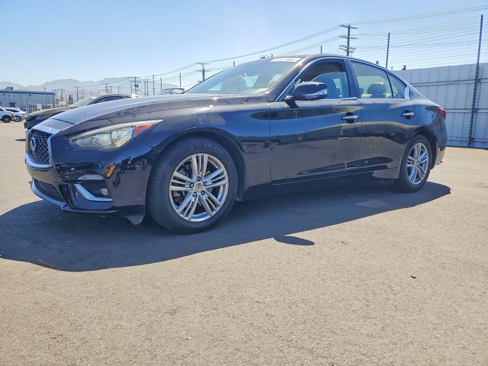 2019 Infiniti Q50 VIN JN1EV7AP8KM540254 COPART salvage auction — MINOR DENT/SCRATCHES, Ca - Dis/Dlr/Exp Only Clean Title (P), sold $3,900 on 2026-07-20 (photo 1)