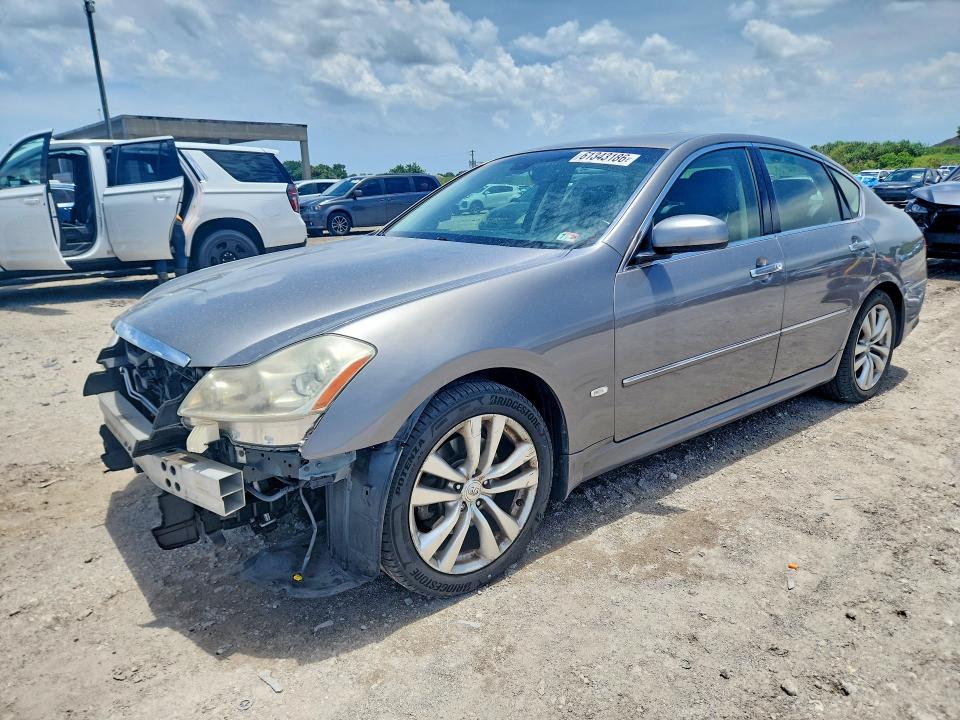 2009 Infiniti M35 VIN JNKCY01E99M800316 COPART salvage auction — FRONT END, FL - CERT OF TITLE SLVG REBUILDABLE, sold $275 on 2026-07-23 (photo 1)