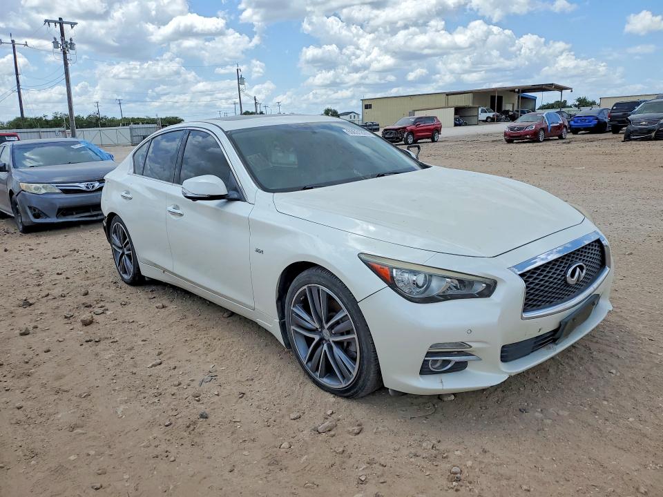 2016 Infiniti Q50 VIN JN1EV7AP5GM304216 COPART salvage auction — NORMAL WEAR, TX - CERTIFICATE OF TITLE, sold $3,600 on 2026-07-23 (photo 4)