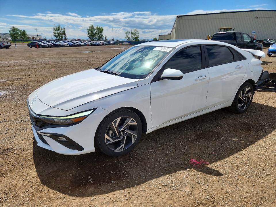 2024 Hyundai Elantra VIN KMHLM4DGXRU670835 COPART salvage auction — REAR END, Ab - Oop - Salvage, sold $225 on 2026-07-28 (photo 1)
