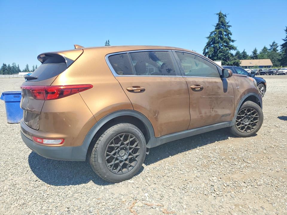 2017 Kia Sportage VIN KNDPMCAC8H7130124 COPART salvage auction — MECHANICAL, Wa - Vehicle Cert Of Ownership-Titl, sold $1,600 on 2026-07-31 (photo 3)