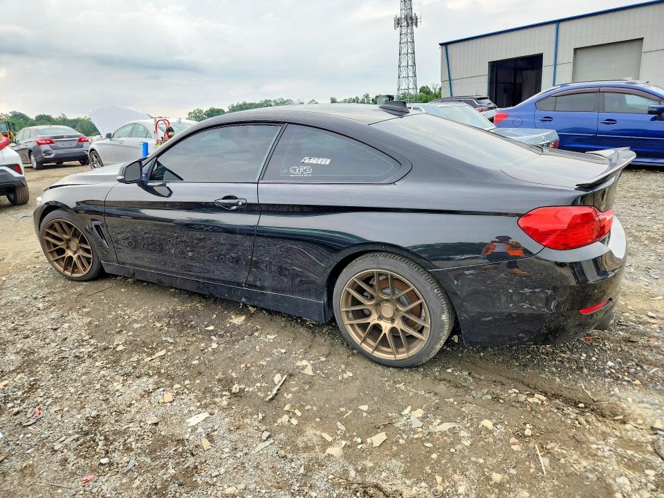2014 BMW 4er VIN WBA3N9C57EF720469 COPART salvage auction — MECHANICAL, Nj - Certificate Of Title, sold $1,150 on 2026-07-27 (photo 2)