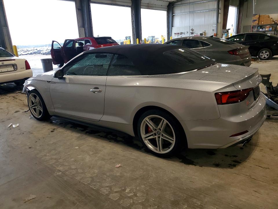 2018 Audi S5 VIN WAU24GF55JN005303 COPART salvage auction — FRONT END, Ne - Cert Of Title-Salvage, sold $7,600 on 2026-08-25 (photo 2)