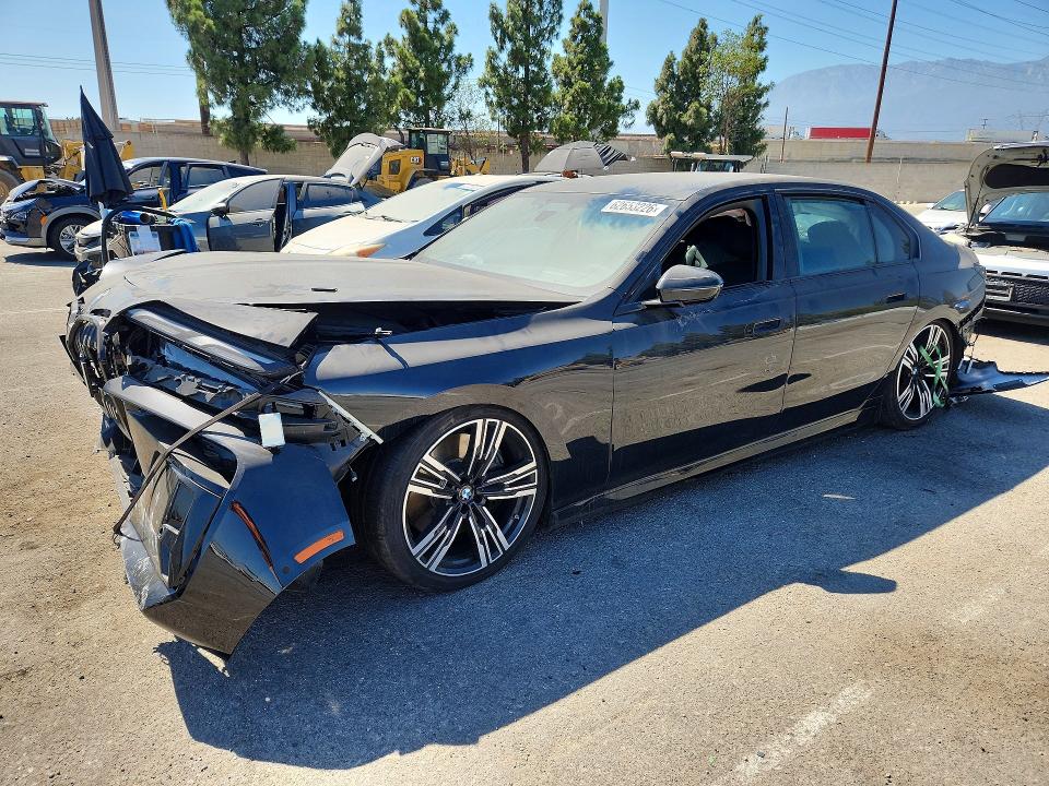 2023 BMW I7 VIN WBY53EJ09PCN55206 — COPART salvage auction photo