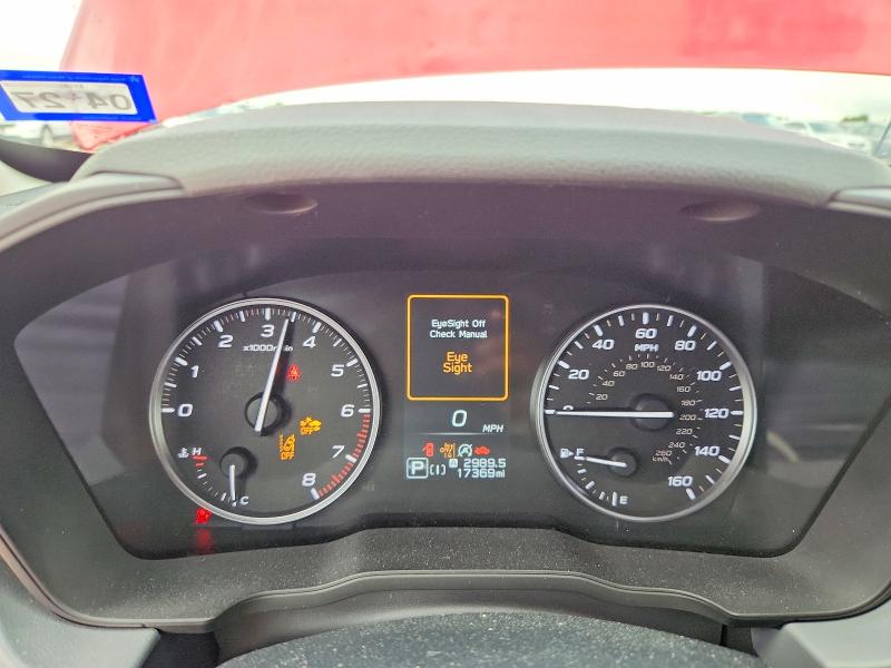 2025 Subaru Crosstrek VIN JF2GUHDC6SH246062 COPART salvage auction — SIDE, TX - CERTIFICATE OF TITLE, sold $13,900 on 2026-07-22 (photo 9)