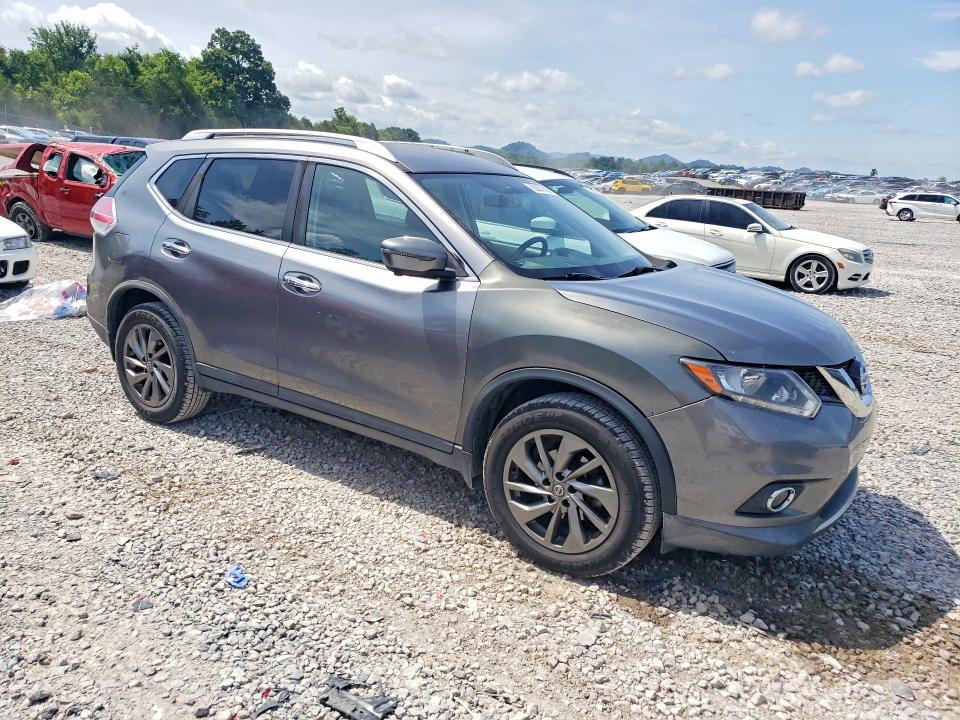 2016 Nissan Rogue VIN KNMAT2MT5GP669703 COPART salvage auction — MINOR DENT/SCRATCHES, Tn - Certificate Of Title, sold $175 on 2026-07-23 (photo 4)