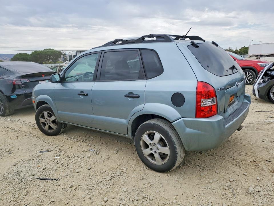 2006 Hyundai Tucson VIN KM8JM12B56U480210 COPART salvage auction — REAR END, CA - SALVAGE CERTIFICATE, sold $800 on 2026-07-16 (photo 2)