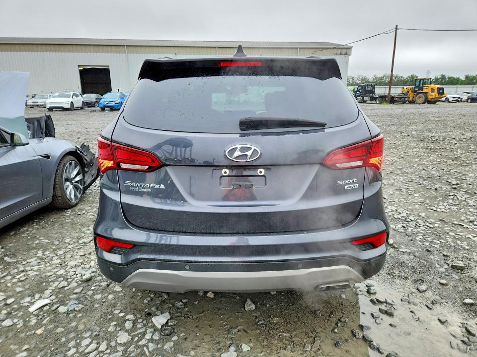 2017 Hyundai Santa fe VIN 5XYZUDLB1HG409419 COPART salvage auction — MINOR DENT/SCRATCHES, NJ - CERTIFICATE OF TITLE, sold $4,850 on 2026-07-13 (photo 6)
