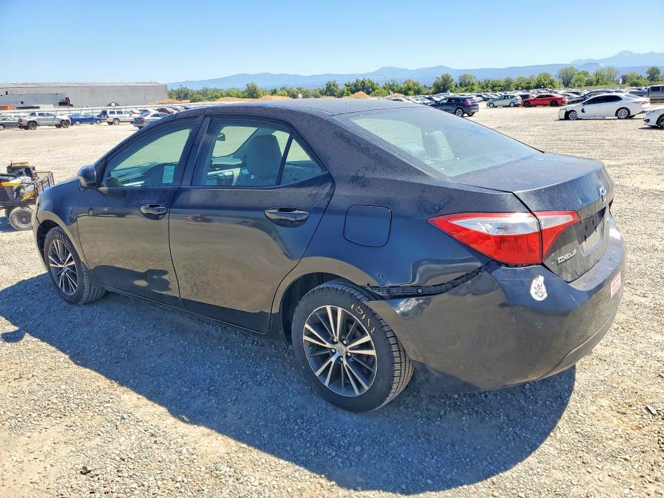 2016 Toyota Corolla VIN 5YFBURHE5GP468579 COPART salvage auction — REAR END, Salvage Title, sold $2,850 on 2026-07-31 (photo 2)