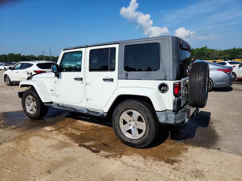 2008 Jeep Wrangler unlimited VIN 1J4GA59178L539272 COPART salvage auction — NORMAL WEAR, Tn - Certificate Of Title, sold $1,350 on 2026-07-09 (photo 2)