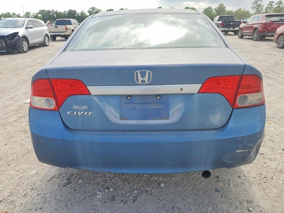 2011 Honda Civic VIN 2HGFA1F58BH506577 COPART salvage auction — REAR END, Tx - Certificate Of Title, sold $2,907 on 2026-07-07 (photo 6)