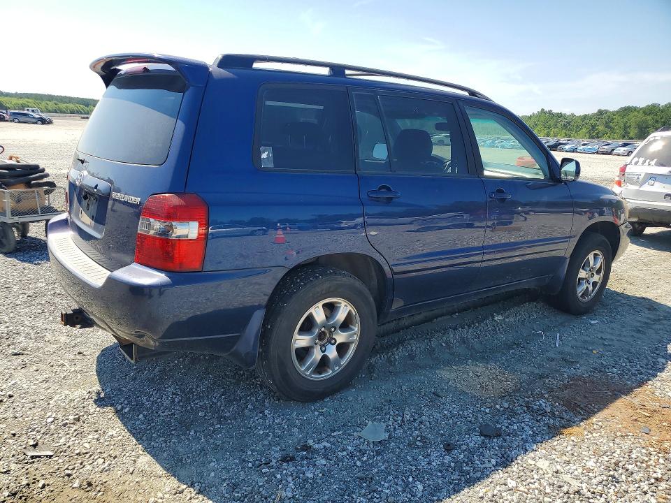 2007 Toyota Highlander VIN JTEEP21A570216338 COPART salvage auction — FRONT END, Nc - Certificate Of Title, sold $924 on 2026-07-14 (photo 3)